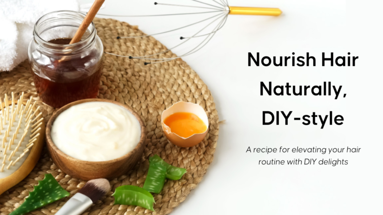 Nourish hair naturally, DIY-style : A recipe for elevating your hair routine with DIY delights