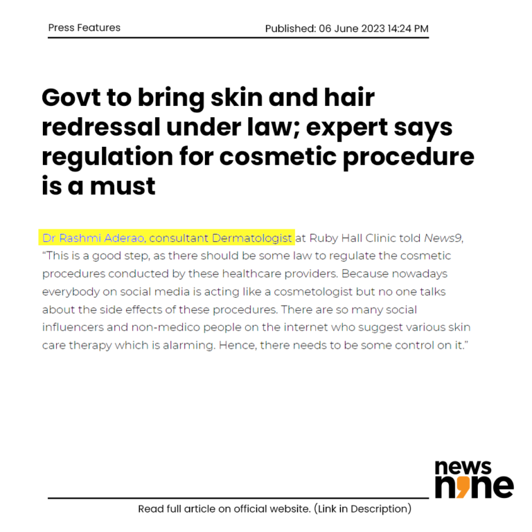 Govt to bring skin and hair redressal under law; expert says regulation for cosmetic procedure is a must.